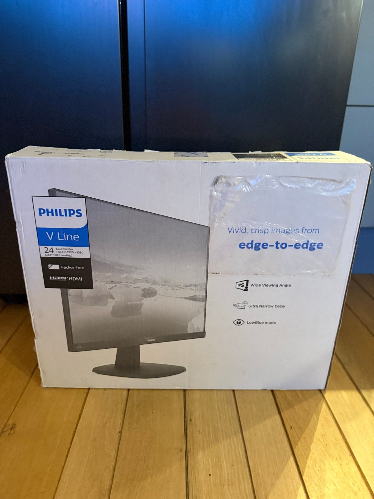 Philips V Line 243V7Q Full HD IPS Monitor 24 inch, Computers en Software, Ophalen, HDMI, IPS, Kantelbaar
