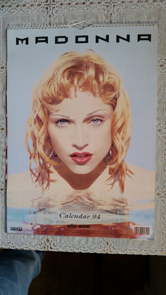 Madonna kalender 1994 in nieuwstaat  43 x 30 cm, Verzamelen, Ophalen of Verzenden, Zo goed als nieuw, Overige typen