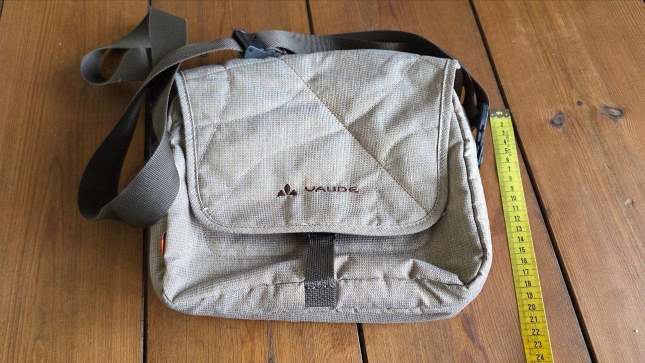 Vaude Crossbody tas, Ophalen of Verzenden, Zo goed als nieuw, Beige, Schoudertasje