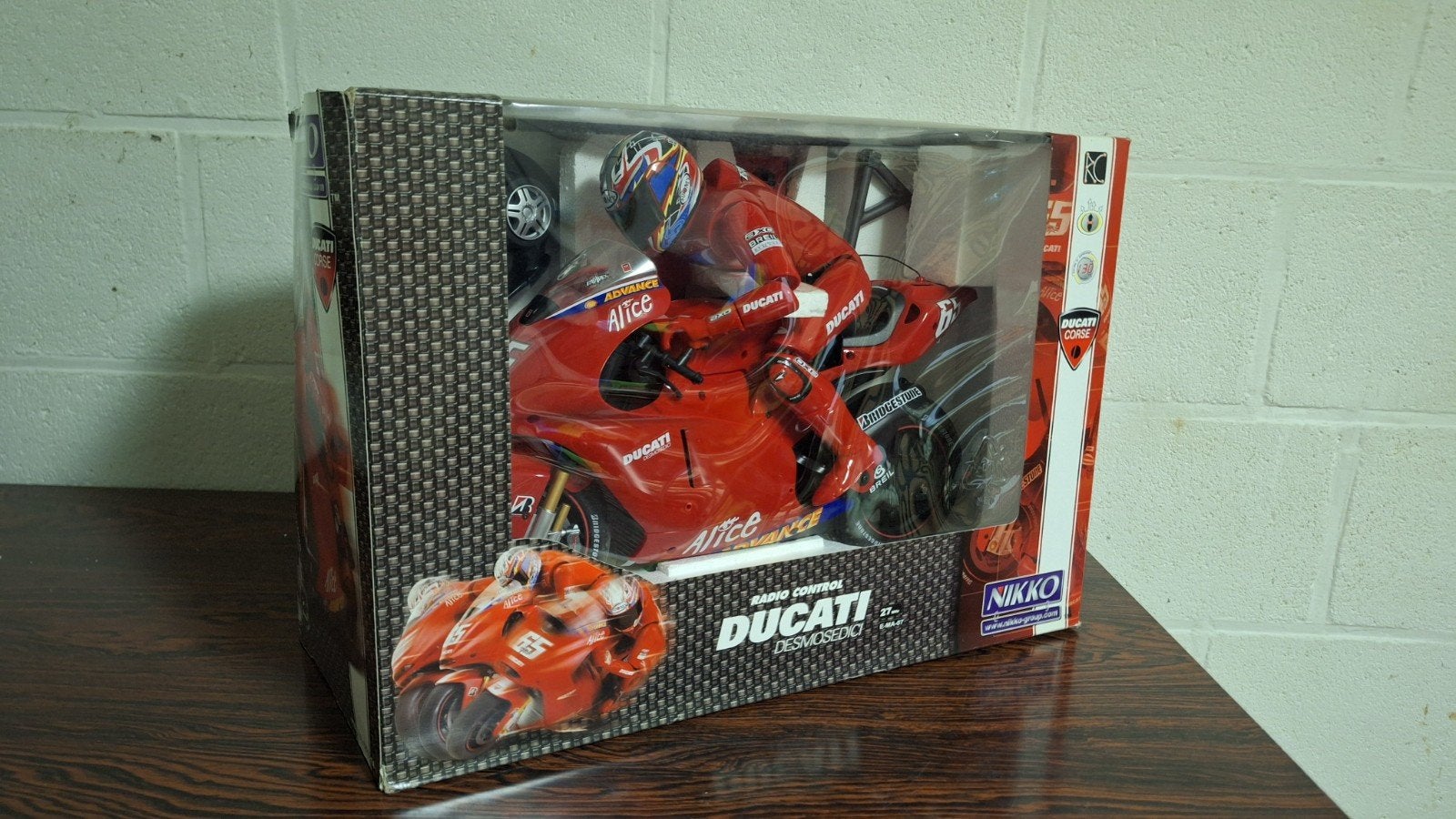 Nikko Ducati RC Motorfiets 1:5 Schaal, Overige merken, Ophalen of Verzenden, Zo goed als nieuw, Groter dan 1:32