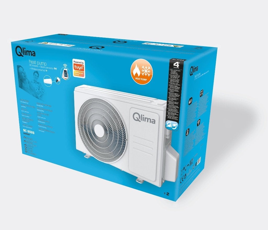 Qlima SC6026 airco - verwarmen, Ophalen, Koelen en Ontvochtigen, Nieuw, 3 snelheden of meer