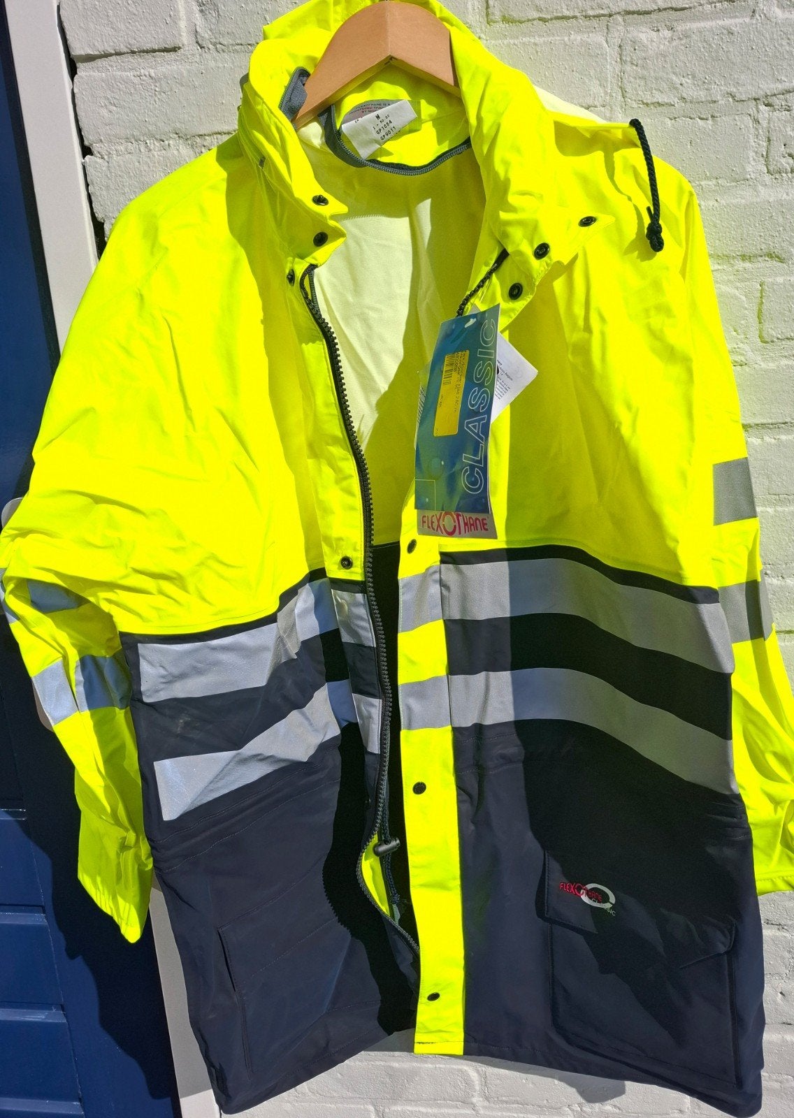 Sioen Felxothane gele reflecterende werkjas maat M, Ophalen, Sioen, Nieuw, Jas