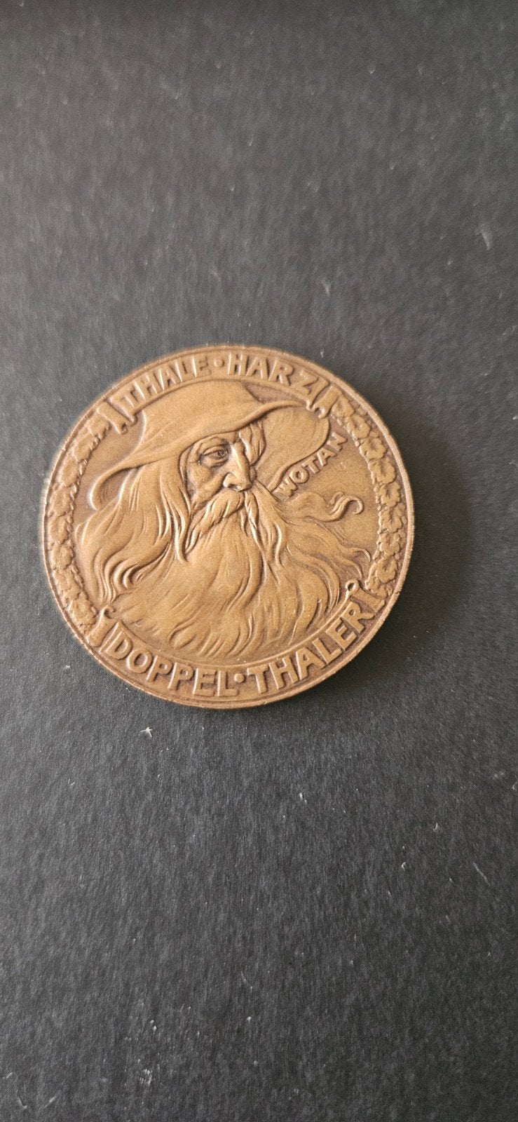 Duitsland Saksen Doppel-Thaler 1914-1925, Postzegels en Munten, Ophalen of Verzenden, Duitsland, Losse munt
