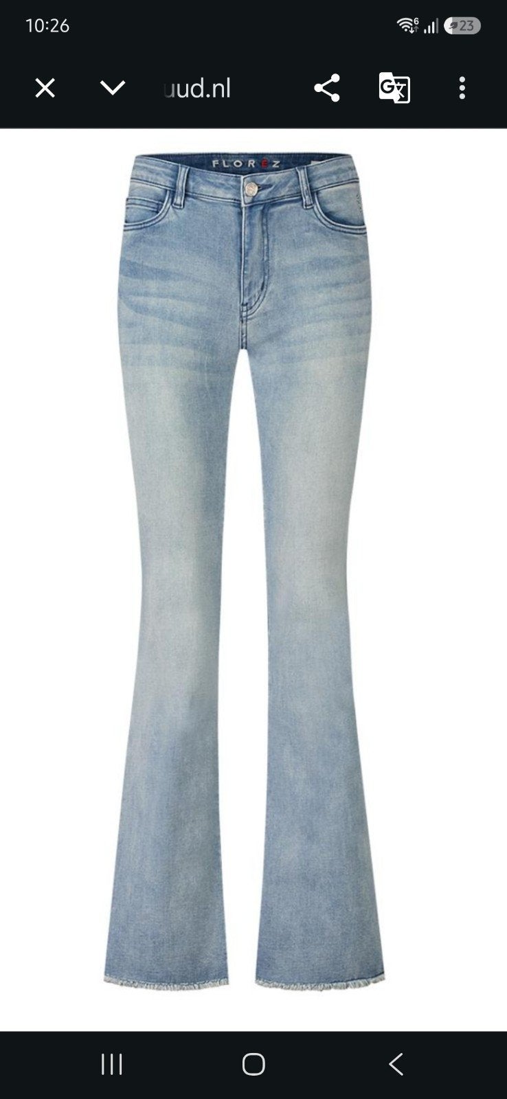 Nieuwe Florez Flared Jeans - Maat 26, Blauw, Nieuw, Ophalen of Verzenden, W27 (confectie 34) of kleiner