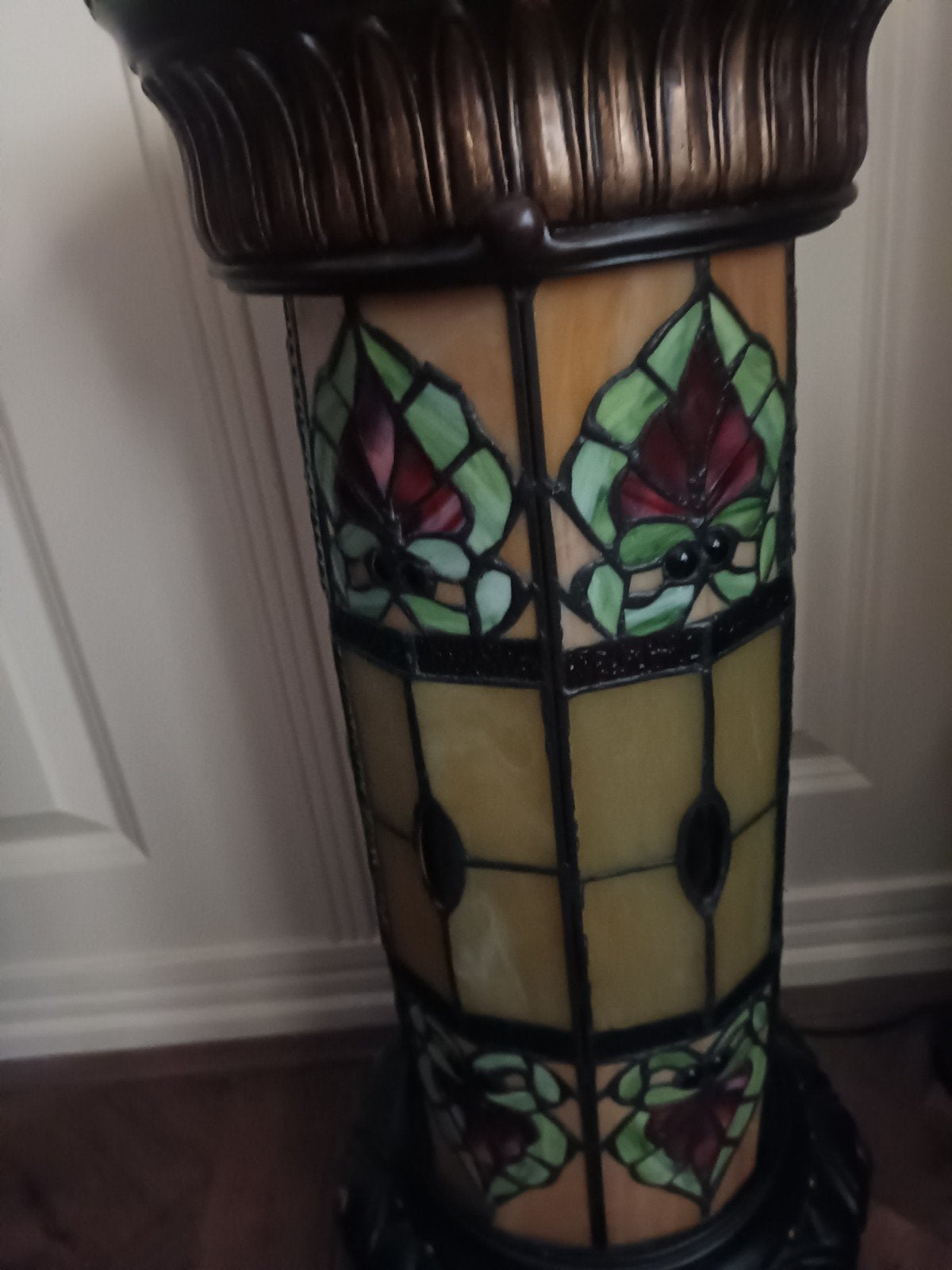 tiffany pilaar  lamp, Ophalen