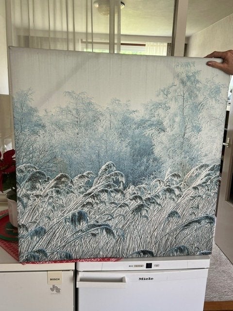 buiten canvas, Ophalen