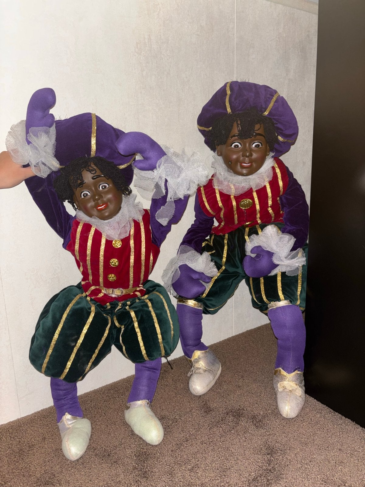 Zwarte piet nostalgische v&d etalage poppen, Diversen, Ophalen of Verzenden