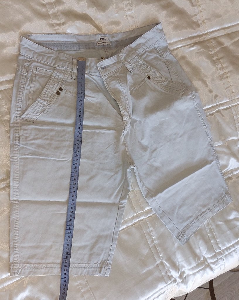 Korte broek - lichtblauw - PILOT = M, Pilot, Ophalen of Verzenden, Gedragen, Maat 48/50 (M)