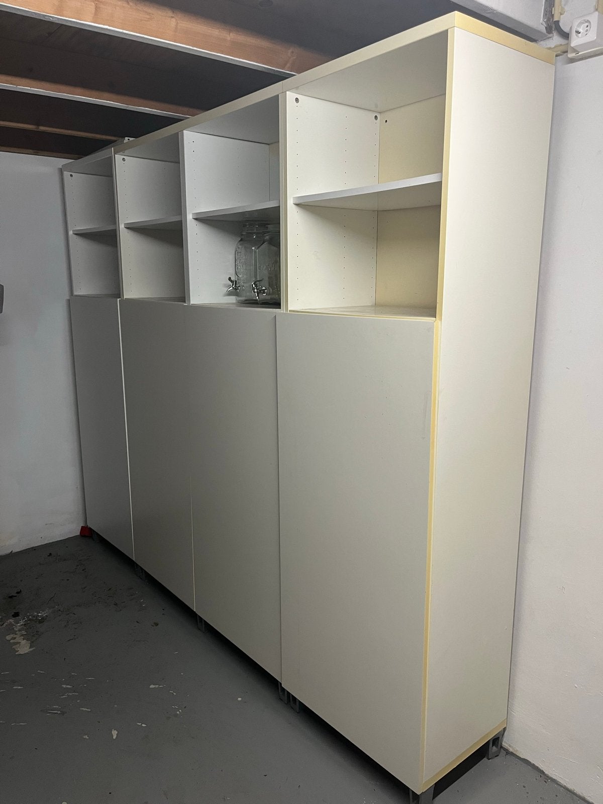 3 IKEA kasten met deuren en planken, Ophalen, Gebruikt, 200 cm of meer, 200 cm of meer