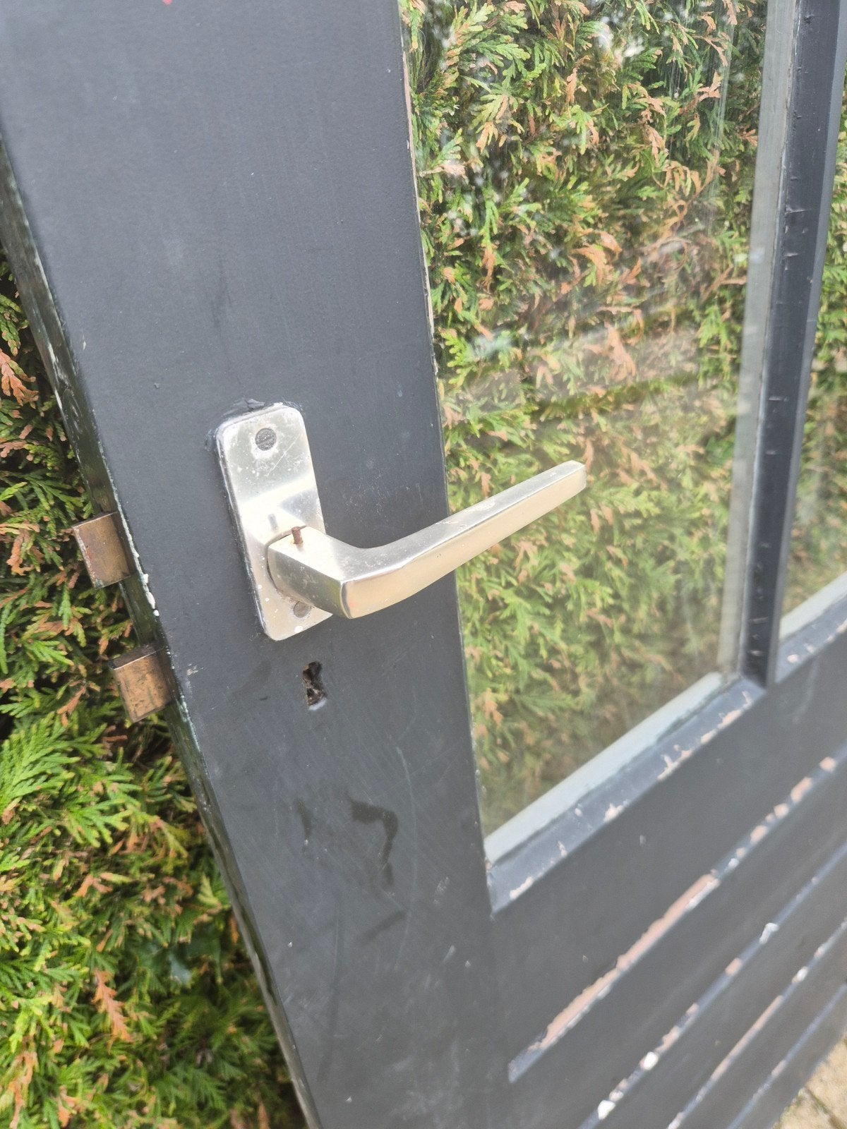 deur , enkel glas 820  2005, Ophalen, Gebruikt, 80 tot 100 cm, 200 tot 215 cm