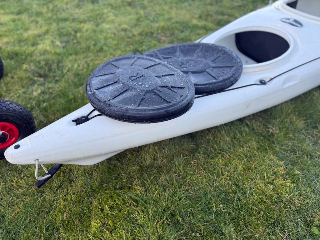 Stabiele en lichte kajak, klaar voor gebruik–acc.inbegrepen, Watersport en Boten, Ophalen, Eén persoon, Met peddels, Kajak