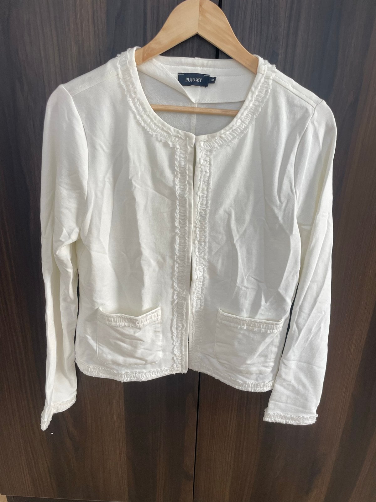 Purdey Wit Vestje Maat XL, Kleding | Dames, Ophalen of Verzenden, Zo goed als nieuw, Maat 46/48 (XL) of groter, Wit