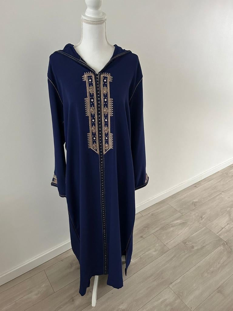 Abaya marokkaans jurk jeleba ramadan eid takshita jellaba, Ophalen of Verzenden