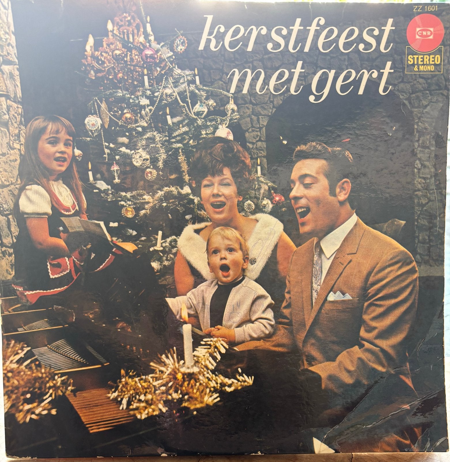Vintage LP: Gert Timmerman Kerstfeest met Gert (1969), LP, Gebruikt, Originele persing, Ophalen of Verzenden