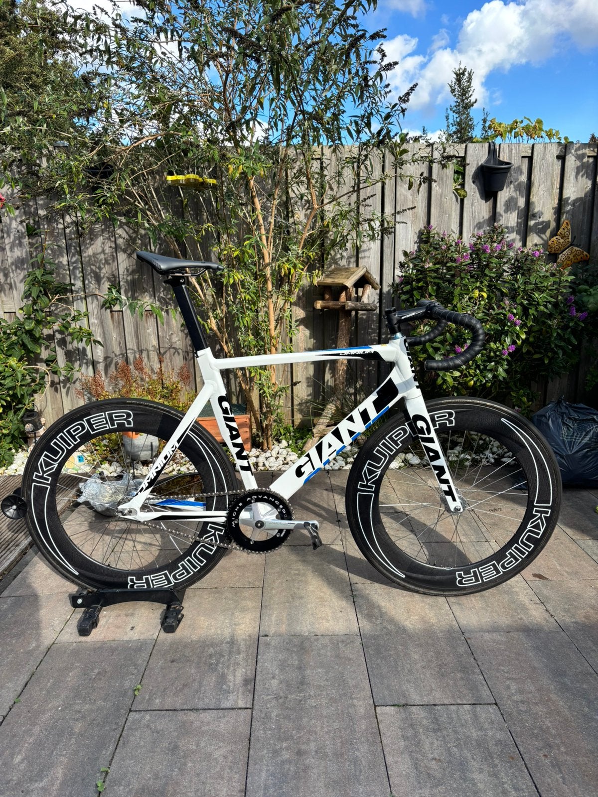 Baanfiets Giant Omnium maat L, Ophalen, Minder dan 10 versnellingen, Heren, Aluminium