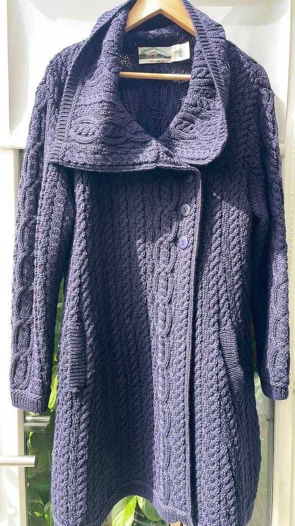 GLOED NIEUW! PRACHTIGE Ireland LANG VEST 100% WOL maat  xl, Kleding | Dames, Truien en Vesten, Ophalen of Verzenden, Nieuw, Maat 46/48 (XL) of groter