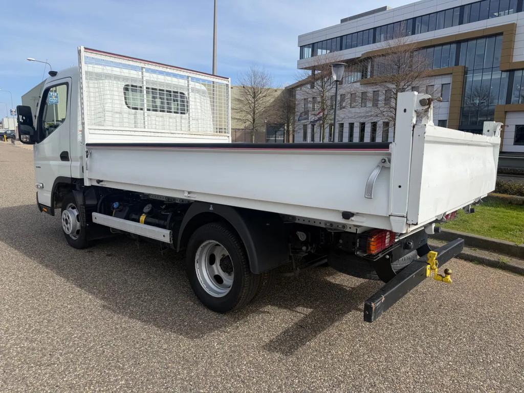 FUSO Canter Mitsubishi 3C13 Kipper Airco Trekhaak 30000KM BP, Auto's, Bestelauto's, Gebruikt, Euro 6, FUSO, Wit