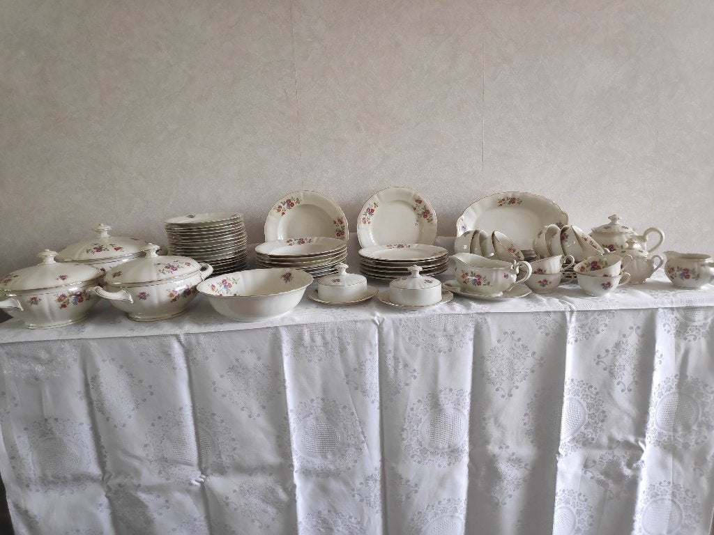Dinerservies Bavaria Elfenbein Porselein jaren '60, Ophalen