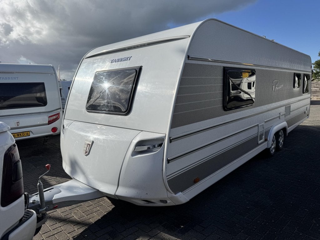Tabbert Princess 740 2016 | Airco | Voortent | Queensbed, Caravans en Kamperen, Tabbert, Schokbreker, 7 tot 8 meter, Bedrijf