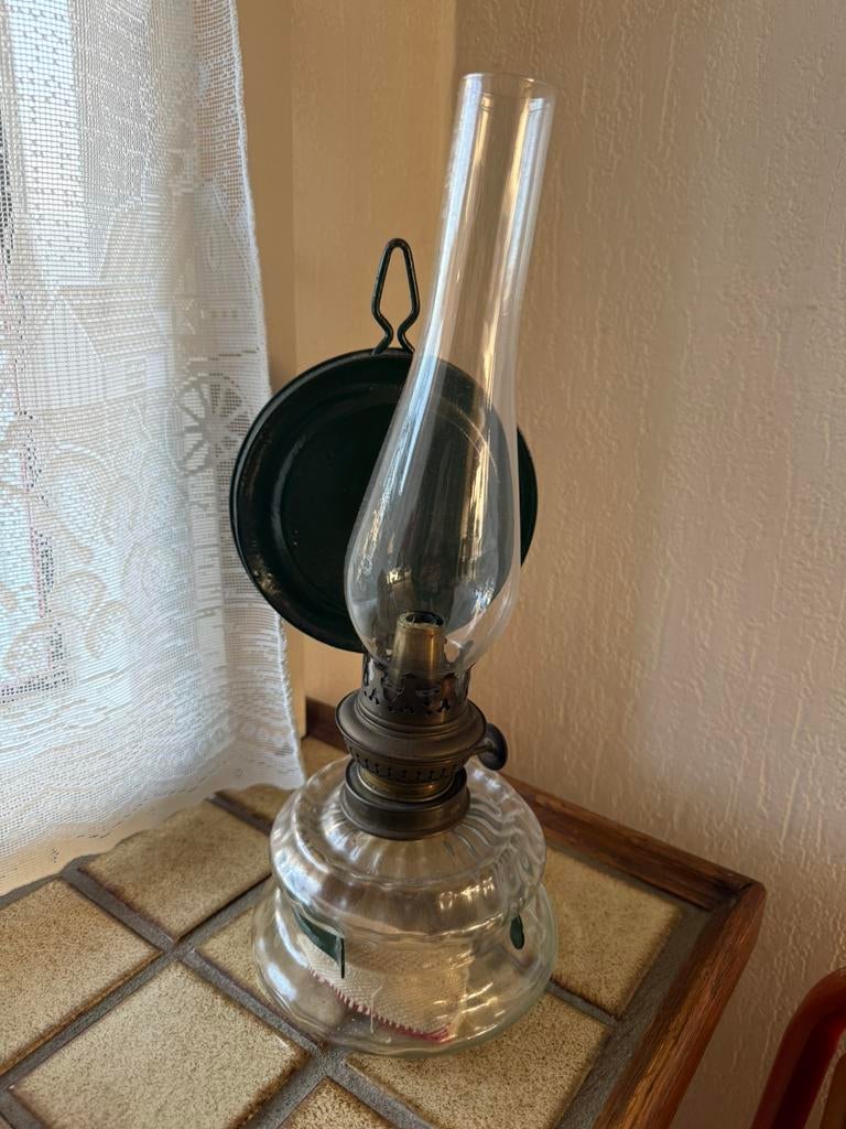 Vintage Antieke petroleumlamp olielamp, Ophalen
