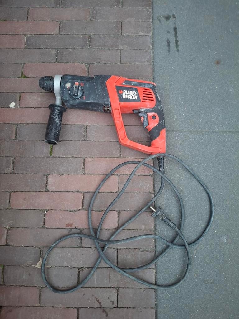 Black & Decker boorhamer SDS – klopboormachine –goed werkend, Doe-het-zelf en Verbouw, Gereedschap | Boormachines, Ophalen of Verzenden