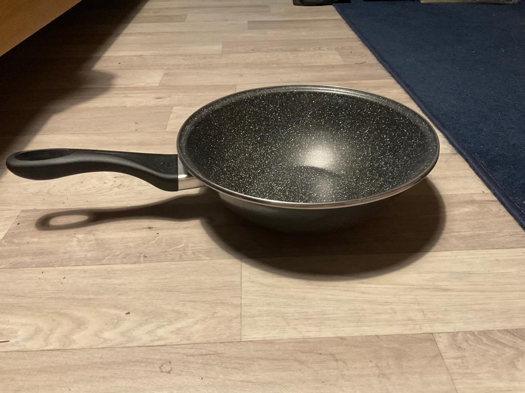 Wokpan van BK, Huis en Inrichting, Keuken | Potten en Pannen, Ophalen of Verzenden, Zo goed als nieuw, Wok
