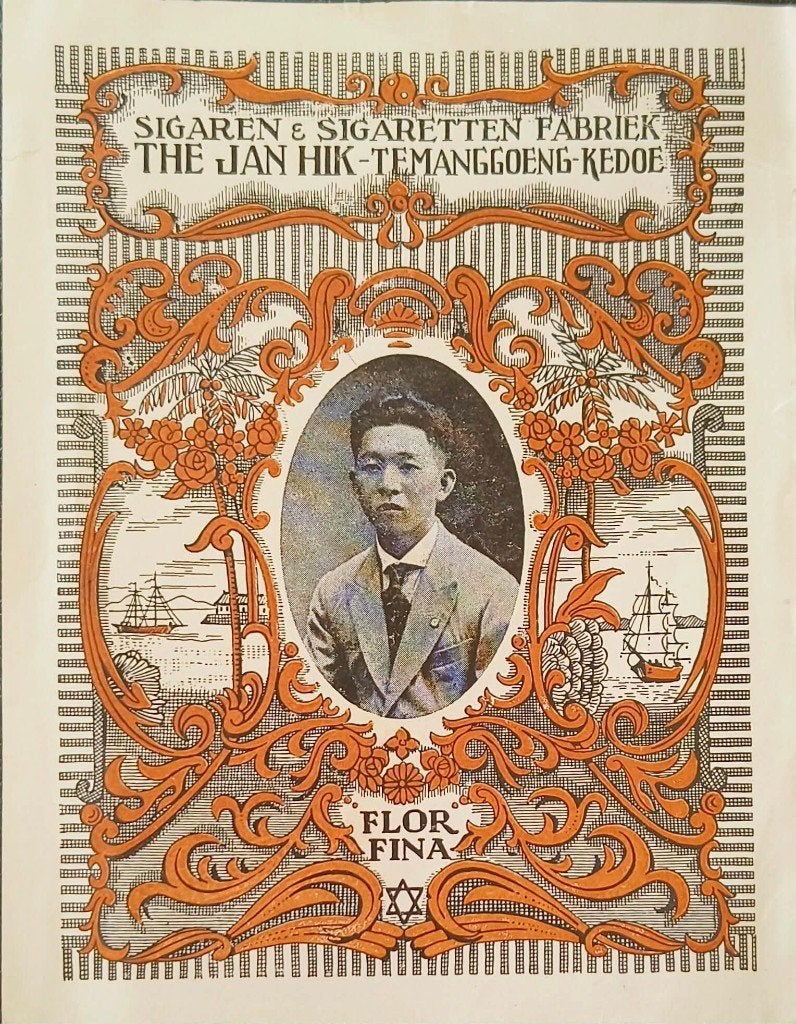 Nederlands-Indie Een etiket van THE JAN HOK te Kedoe, Verzamelen, Ophalen of Verzenden, Gebruikt, Overige typen