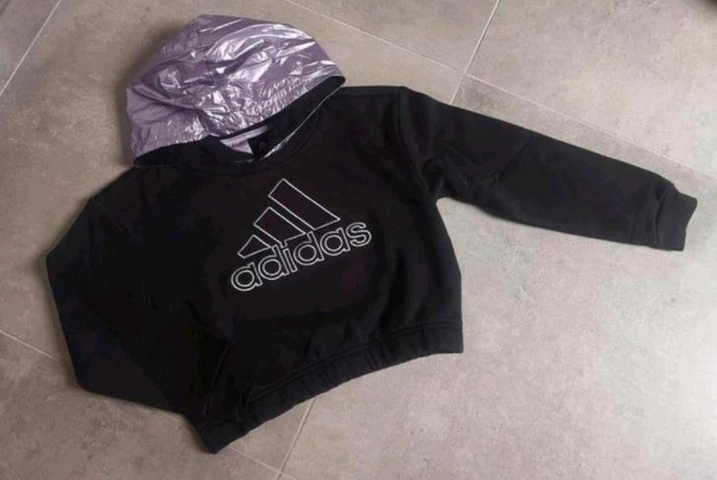 Adidas hoodie sweater maat 140 ZGAN, Adidas, Meisje, Trui of Vest, Ophalen of Verzenden
