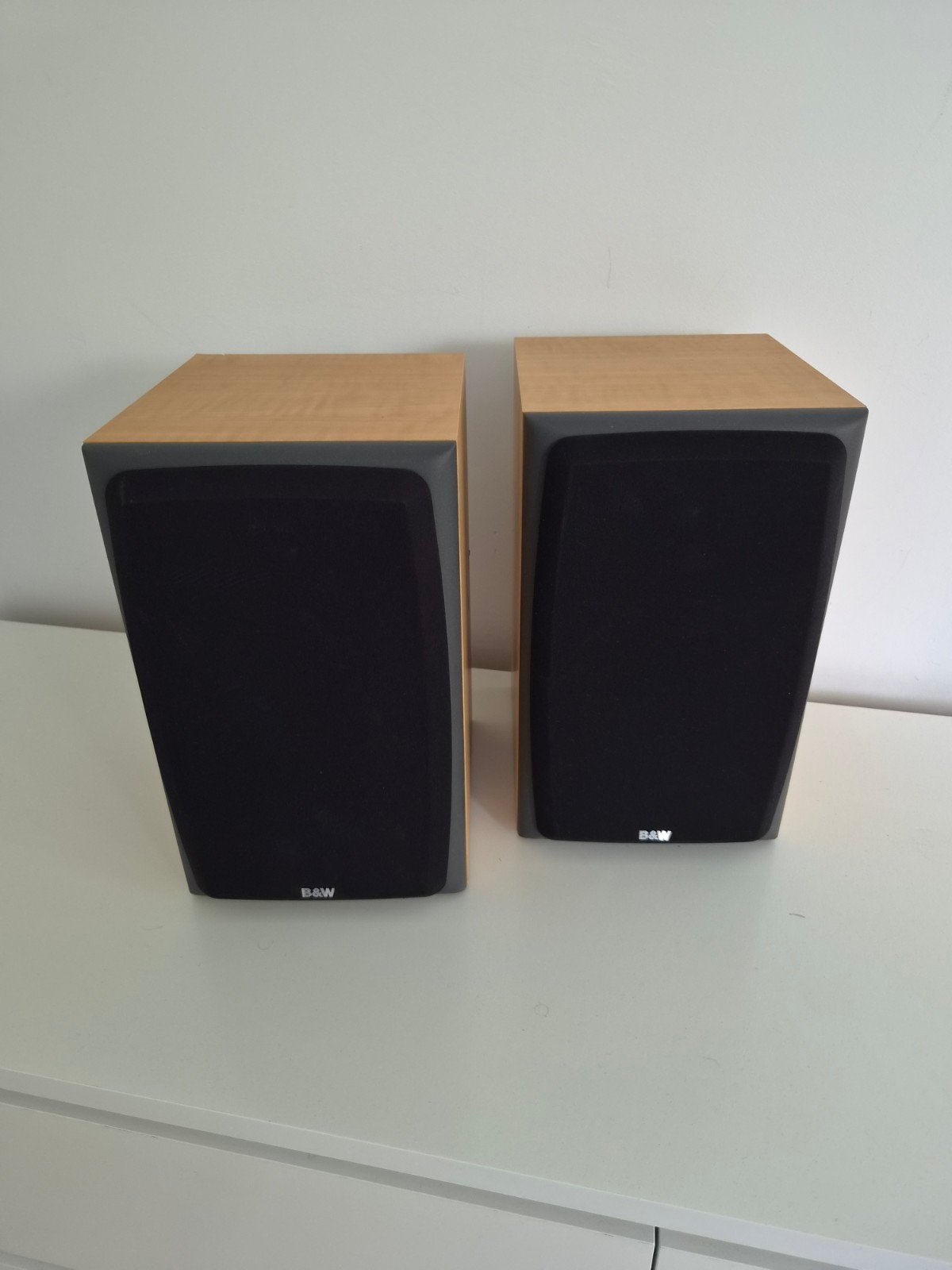 Set B&W DM303 bookshelf speakers, Ophalen, Gebruikt, 60 tot 120 watt, Bowers & Wilkins (B&W)