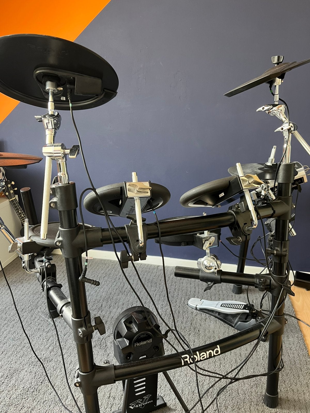 Roland TD-9 electronisch drumstel incl extra cymbal, Muziek en Instrumenten, Ophalen, Gebruikt, Roland, Elektronisch