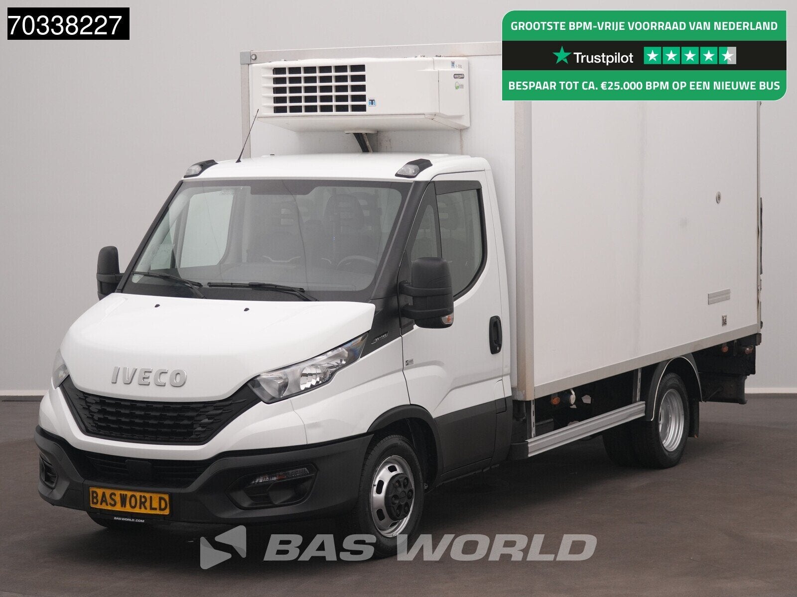 Iveco Daily 35C14 Koelwagen MultiTemp Thermo King V-500-MAX, Auto's, Stof, Gebruikt, Euro 6, Iveco
