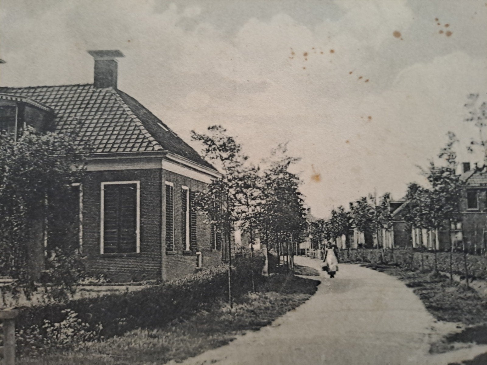 Bouwwijk, Buitenpost,  gelopen, Ophalen of Verzenden, 1940 tot 1960, Friesland