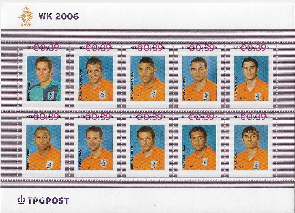 Wereldkampioenschap voetbal WK 2006 persoonlijke postzegels, Ophalen of Verzenden, Na 1940, Postfris