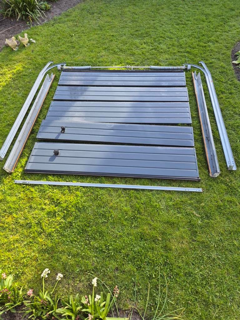 Gebruikte sectionaal deur helemaal compleet, Gebruikt, Garagedeur, Ophalen of Verzenden, 120 cm of meer