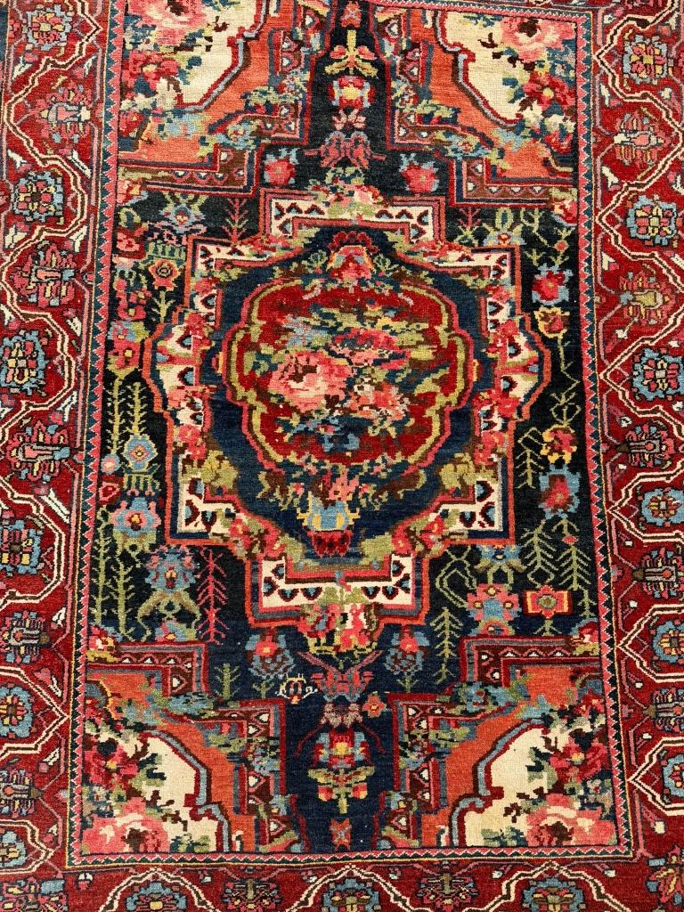 Uniek volledig Perzische Bakhtiyar tapijt – 200 x 146 cm, Wol, Ophalen of Verzenden, Zo goed als nieuw, NA