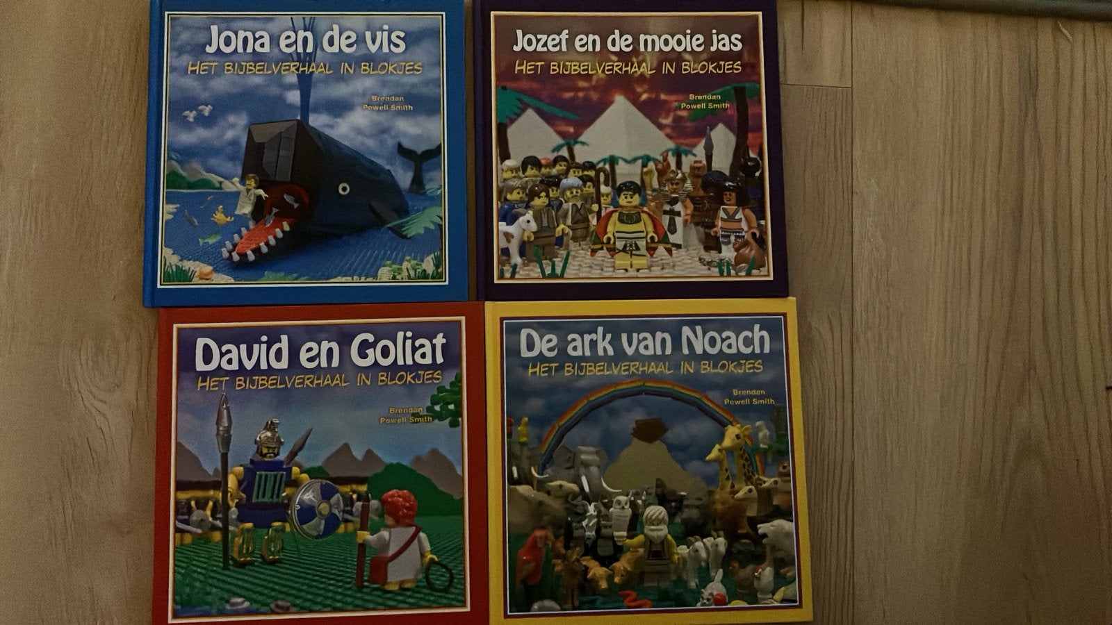 Lego Bijbelverhalen Boekjes: Jona, Jozef, David, Noach, Ophalen of Verzenden, Gelezen, Overige religies