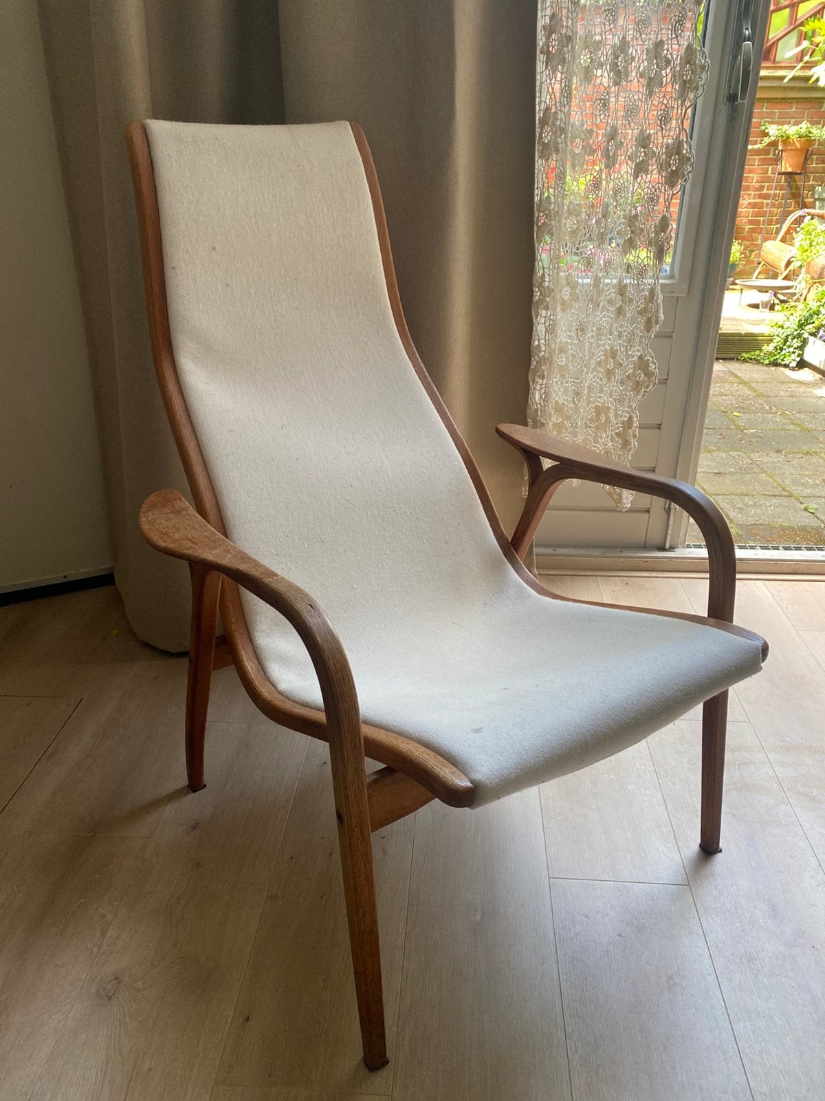Lamino chair - Yngve Ekström, Huis en Inrichting, Ophalen, Gebruikt, Vintage, 75 tot 100 cm