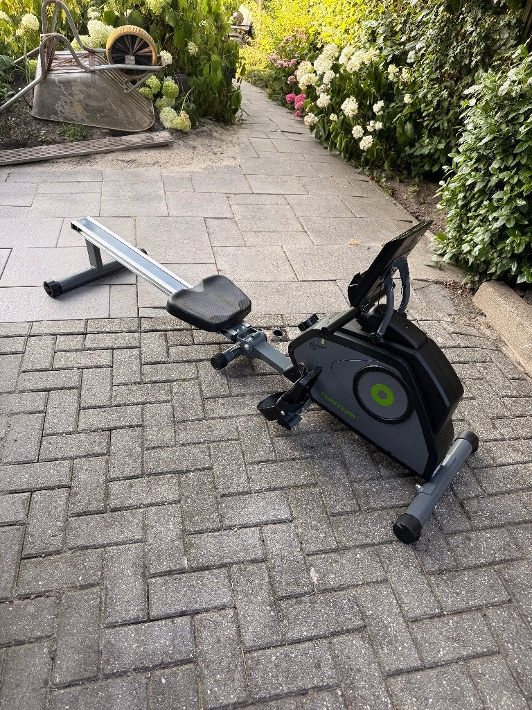 Tunturi R30 roeimachine | Zo goed als nieuw, Ophalen, Aluminium, Zo goed als nieuw, Roeitrainer