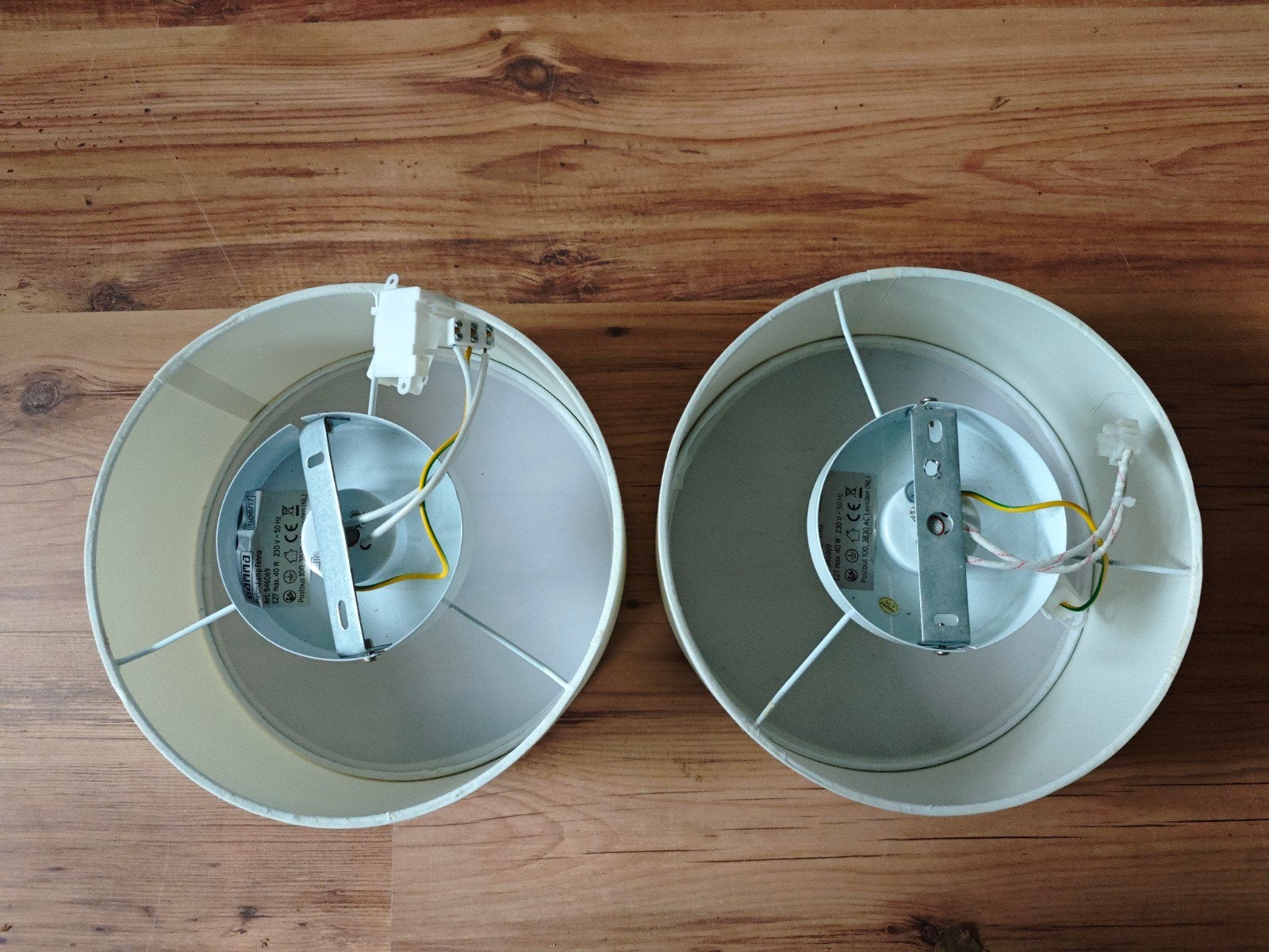 Plafondlamp Fenna van Gamma ecru, Ophalen, Gebruikt, 25 cm, E27 (groot)