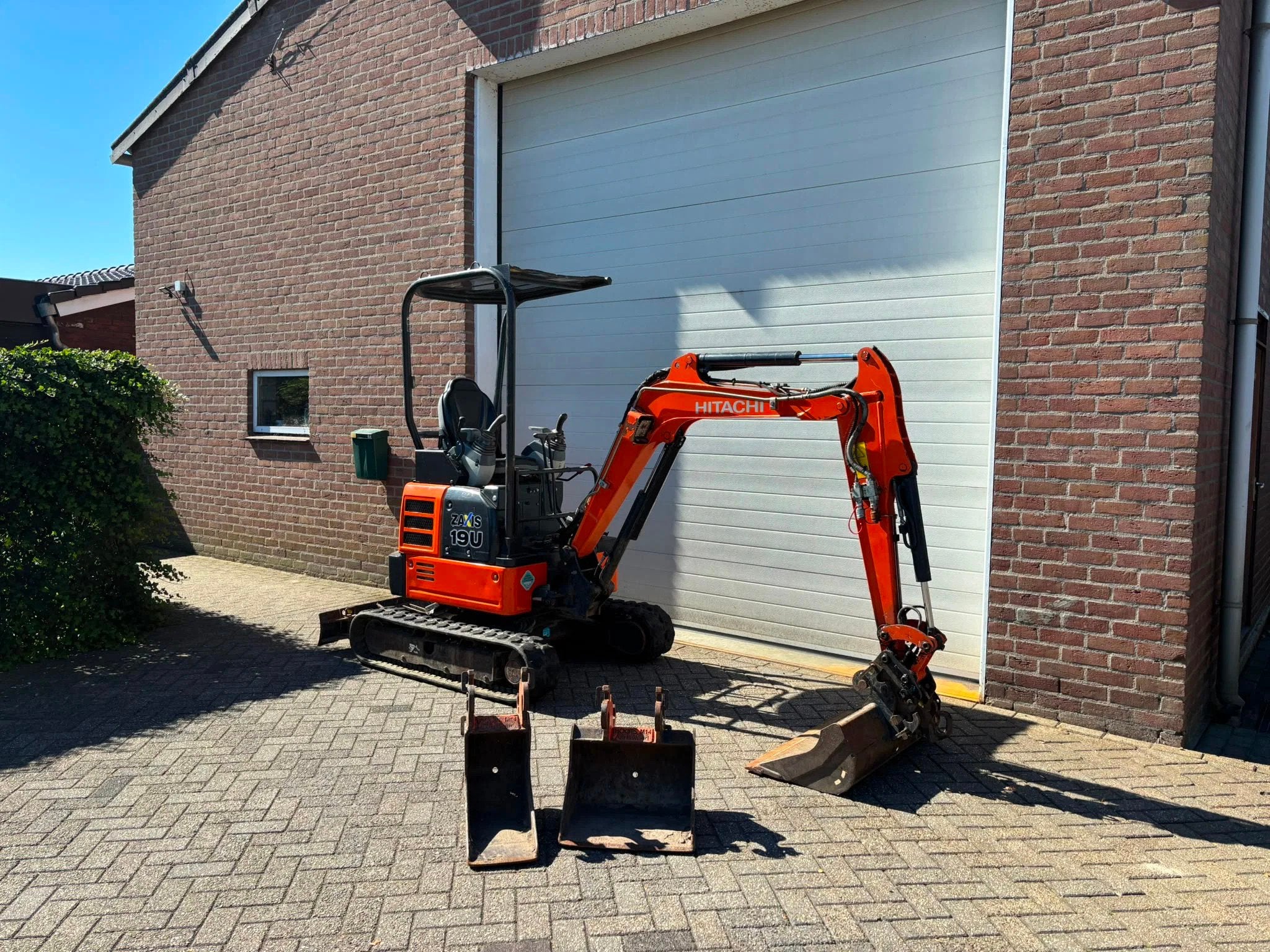 Hitachi ZX19U-5A Minigraver graafmachine Sloop/Sorteer!, Graafmachine