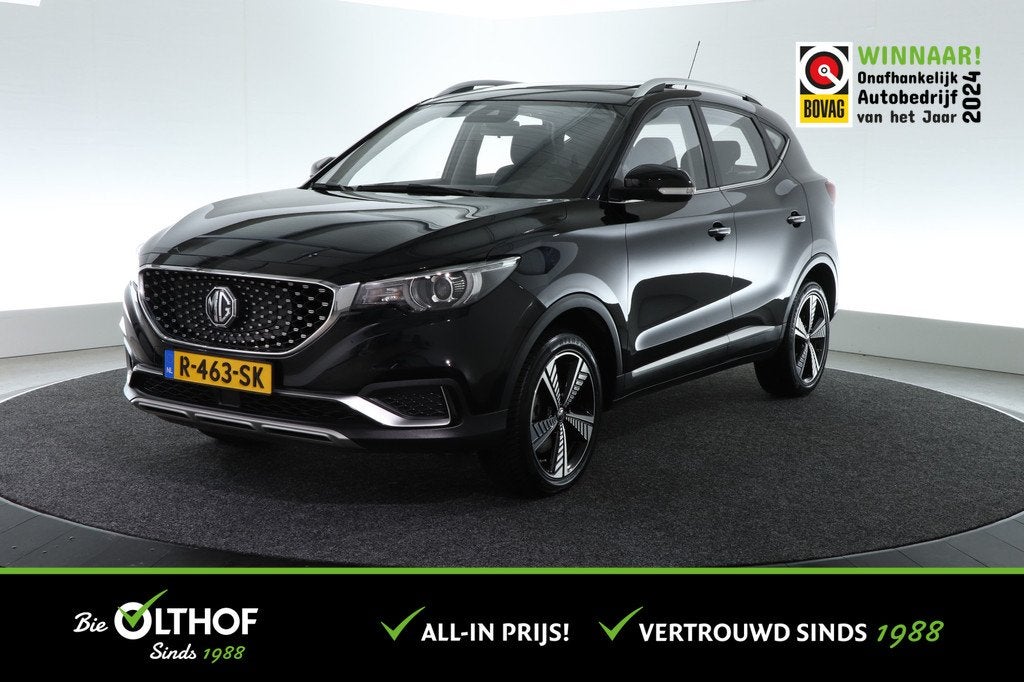 MG Mg Zs EV Luxury 45 kWh | PANO-DAK | CARPLAY | (bj 2021), Gebruikt, 143 pk, 1507 kg, Leder