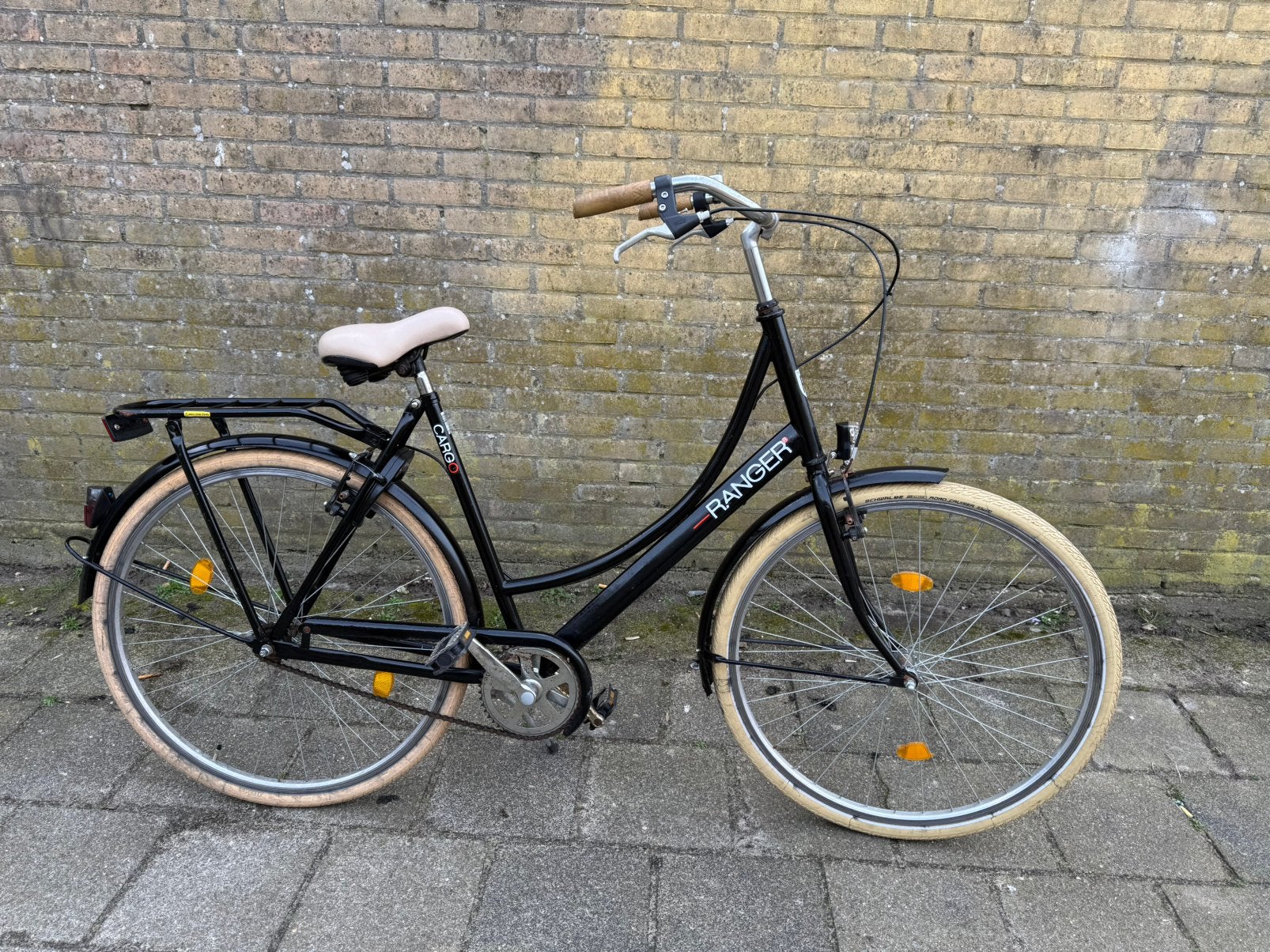 Nette ranger cargo weduwe damesfiets 28” 55 cm handremmen, 53 tot 56 cm, Ophalen, Zo goed als nieuw