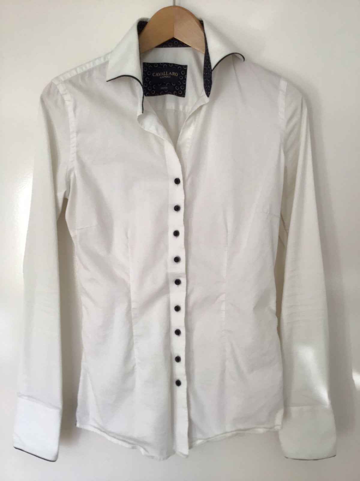 Cavallaro Napoli dames blouse maat 36, Ophalen, Gedragen, Maat 36 (S), Wit