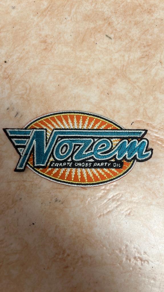 Nozem strijkembleem Zwarte Cross, Ophalen of Verzenden, Nieuw, Overige onderwerpen, Speldje of Pin
