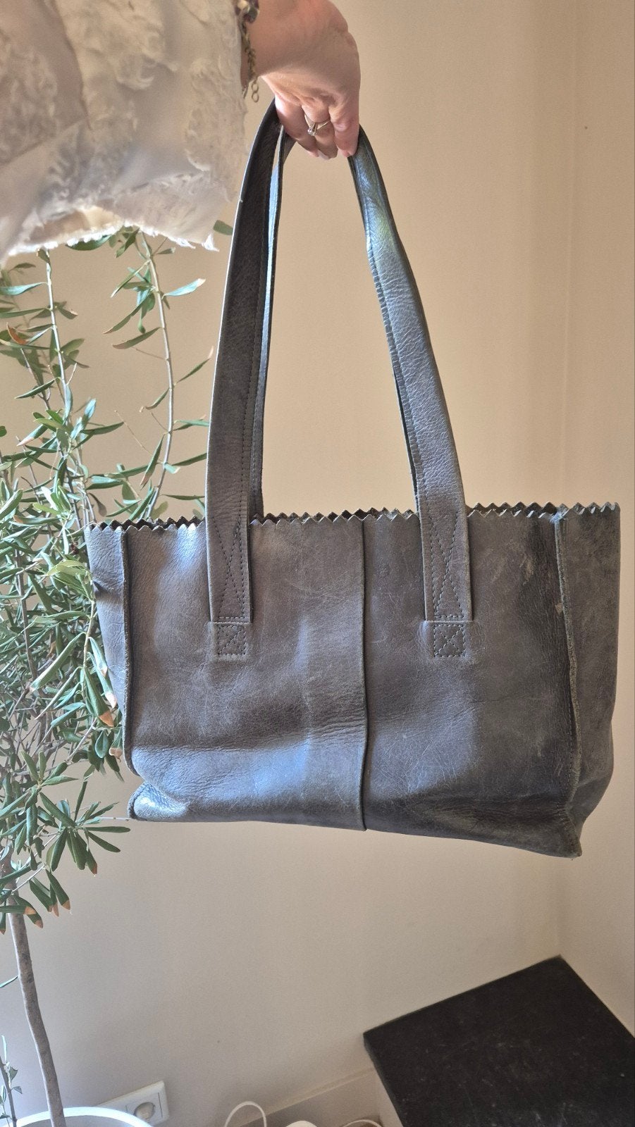 MYOMY My Paper Bag Handtas Grijs, Ophalen of Verzenden