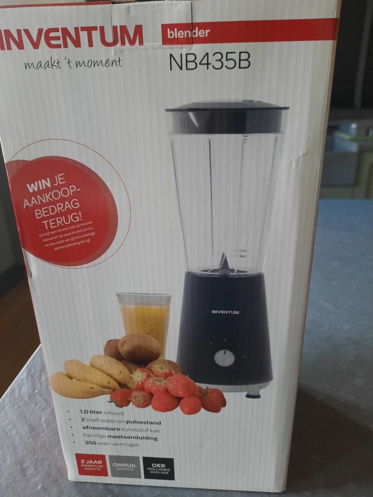Mooie NIEUWE blender.
Inventum
Zit nog in de ongeopende verp, Ophalen of Verzenden, Nieuw, Blender