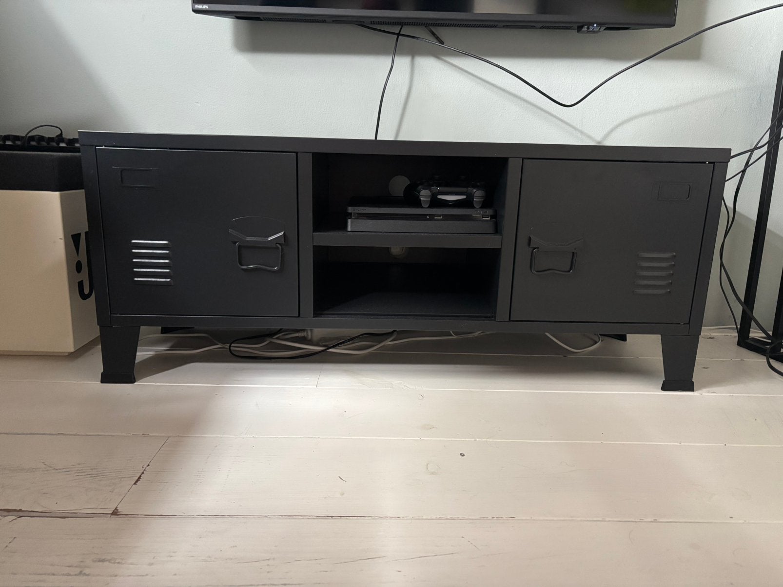 Metalen tv kastje van IKEA, Ophalen, Gebruikt, 100 tot 150 cm, Minder dan 100 cm