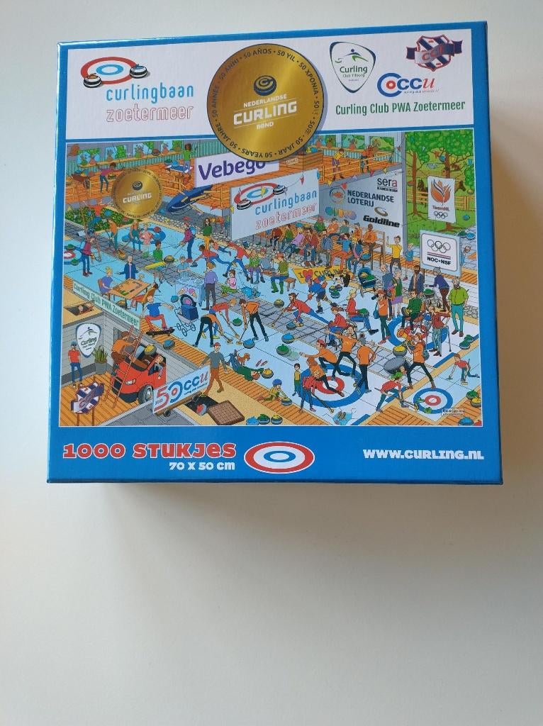 Puzzel Curlingbaan Zoetermeer, Ophalen of Verzenden, 500 t/m 1500 stukjes, Zo goed als nieuw