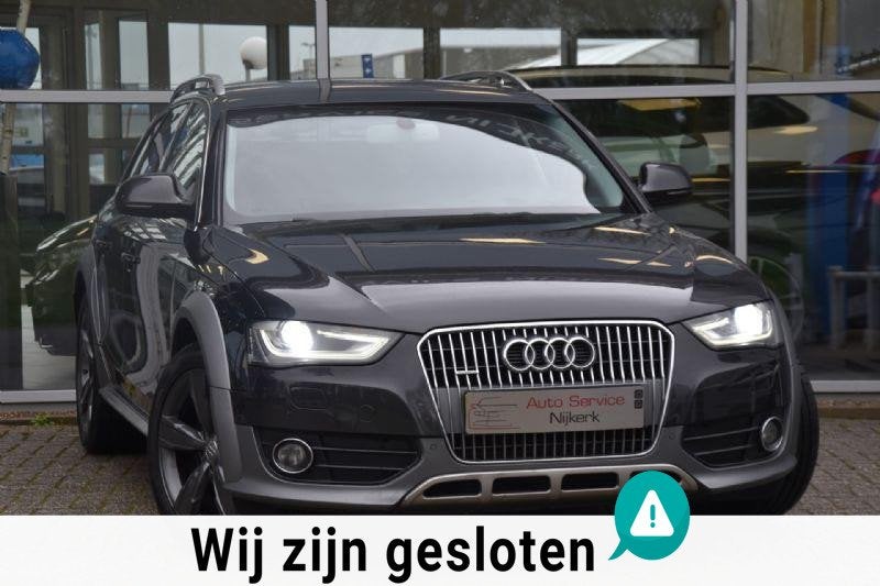 Audi A4 Allroad Quattro 3.0 TDI Automaat Leder Trekhaak Navi, Automaat, Euro 5, Gebruikt, Zwart