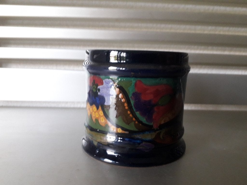ANTIEKE GOUDA GLANS PLATELEN POT in PERFECTE STAAT, Antiek en Kunst, Ophalen of Verzenden